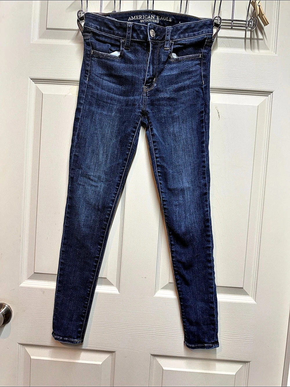 American Eagle Outfitters Super Stretch Skinny Jeans Blue Size 2